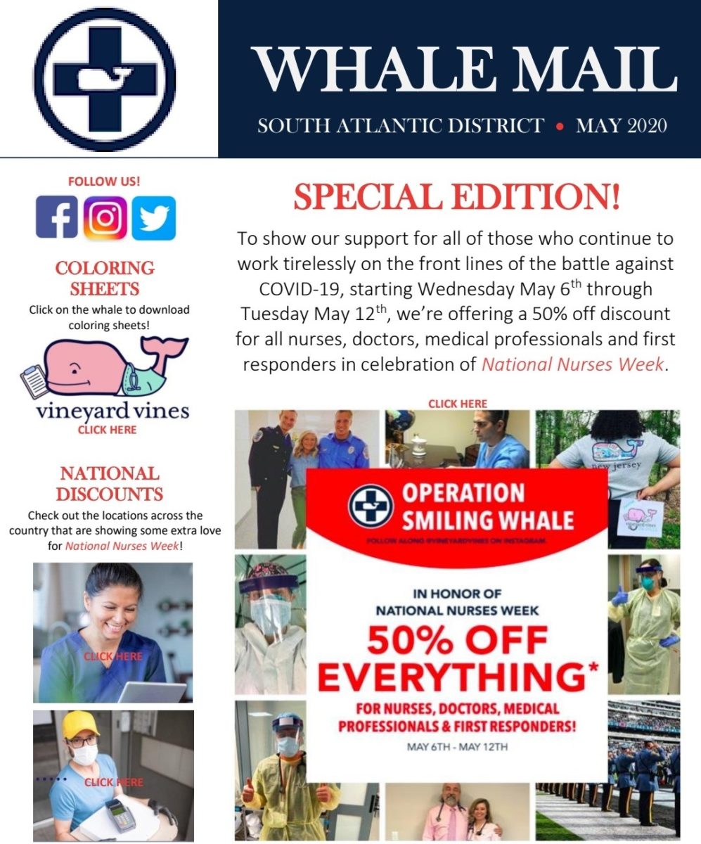 Operation Smiling Whale National Nurses Week Georgetown Dc Explore Georgetown In Washington Dc